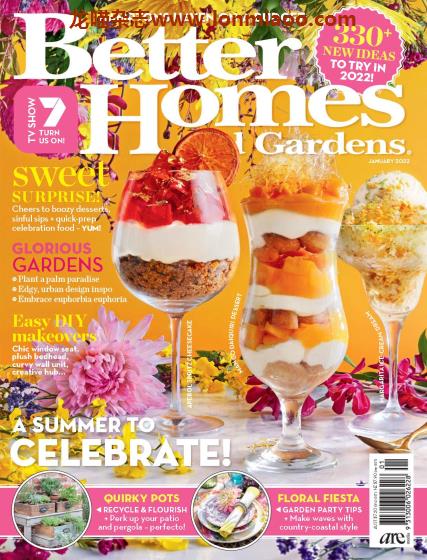 [澳大利亚版]Better Homes and Gardens 美好家园生活杂志 2022年1月刊